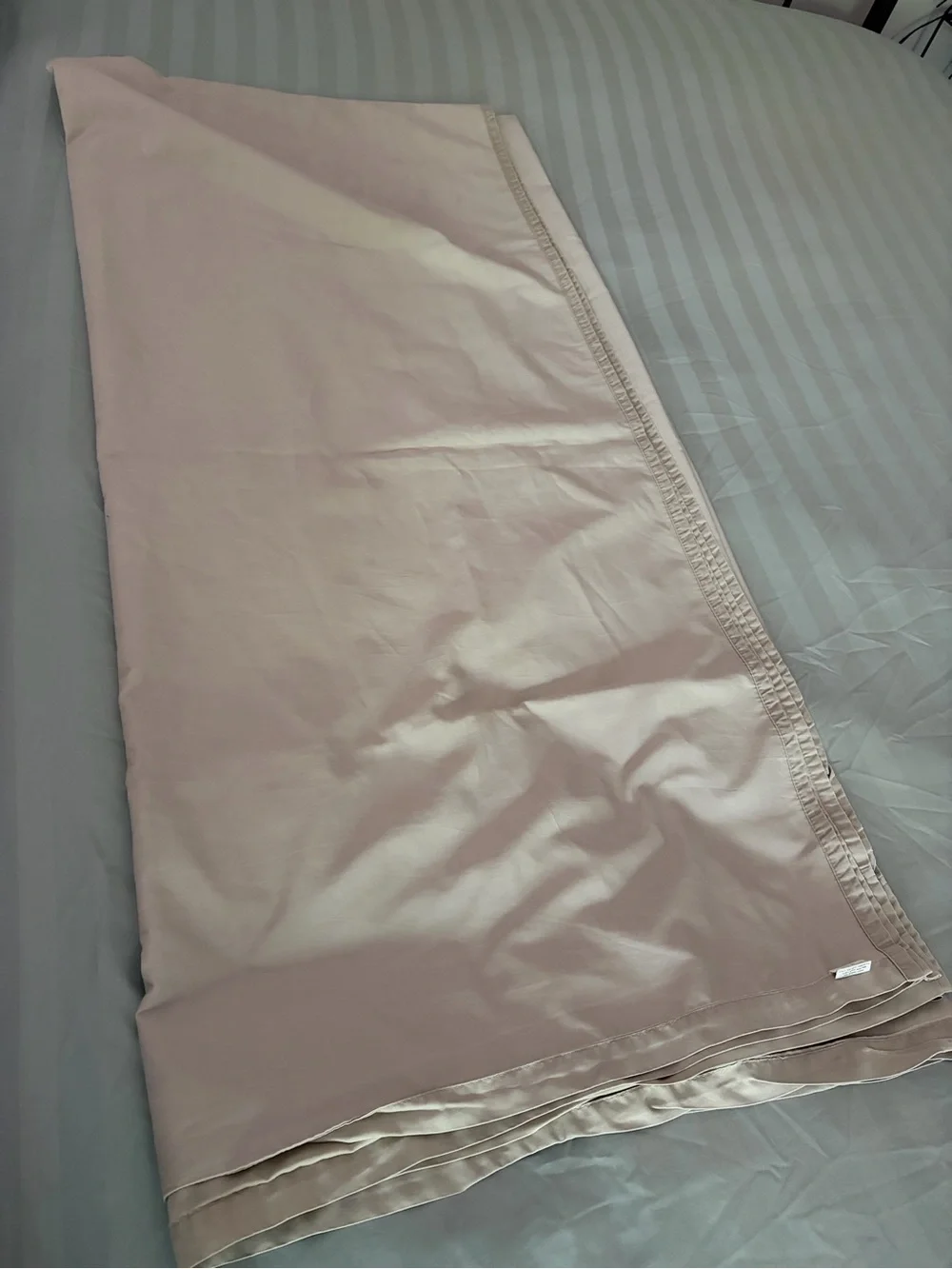 Neutral Beige Queen Sized Flat Sheet
